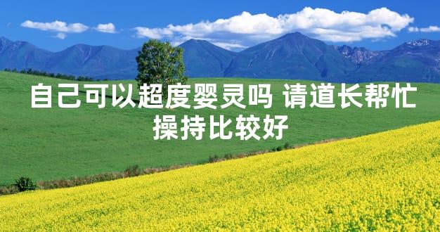 自己可以超度婴灵吗 请道长帮忙操持比较好